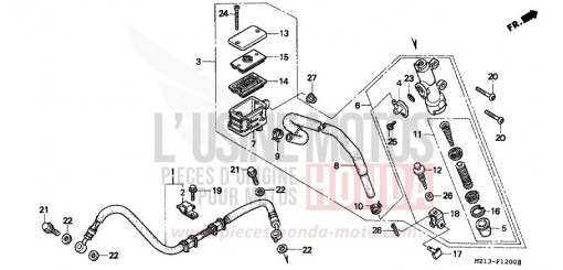 MAITRE-CYLINDRE FREIN AR. CYLINDRE CB1000FS de 1995